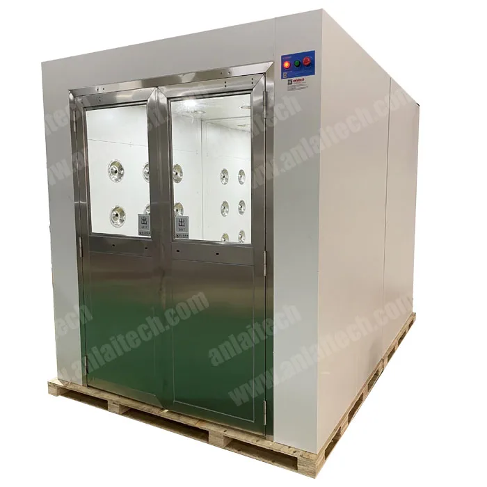 COOFULL Industrial Dust Free Cargo air Shower with Double Swing Door