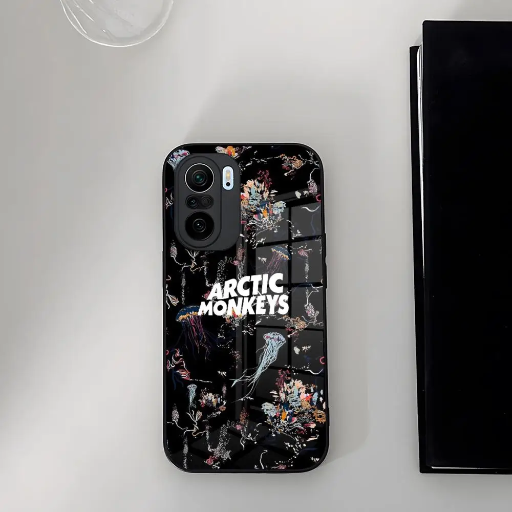 جراب هاتف زجاجي للقرود في القطب الشمالي ، غطاء لشاومي 14 12 لايت برو 13 11T لايت ، بوكو M6 M5 X6 X5 X3 NFC F5 F6 Pro ، عرض خاص #3