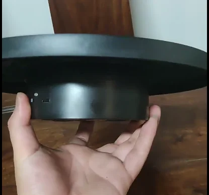 42CM Electric Rotating Turntable 3D Scanning Photography Display Stand Remote Control Speed Direction 360° Rotation Load 150KG