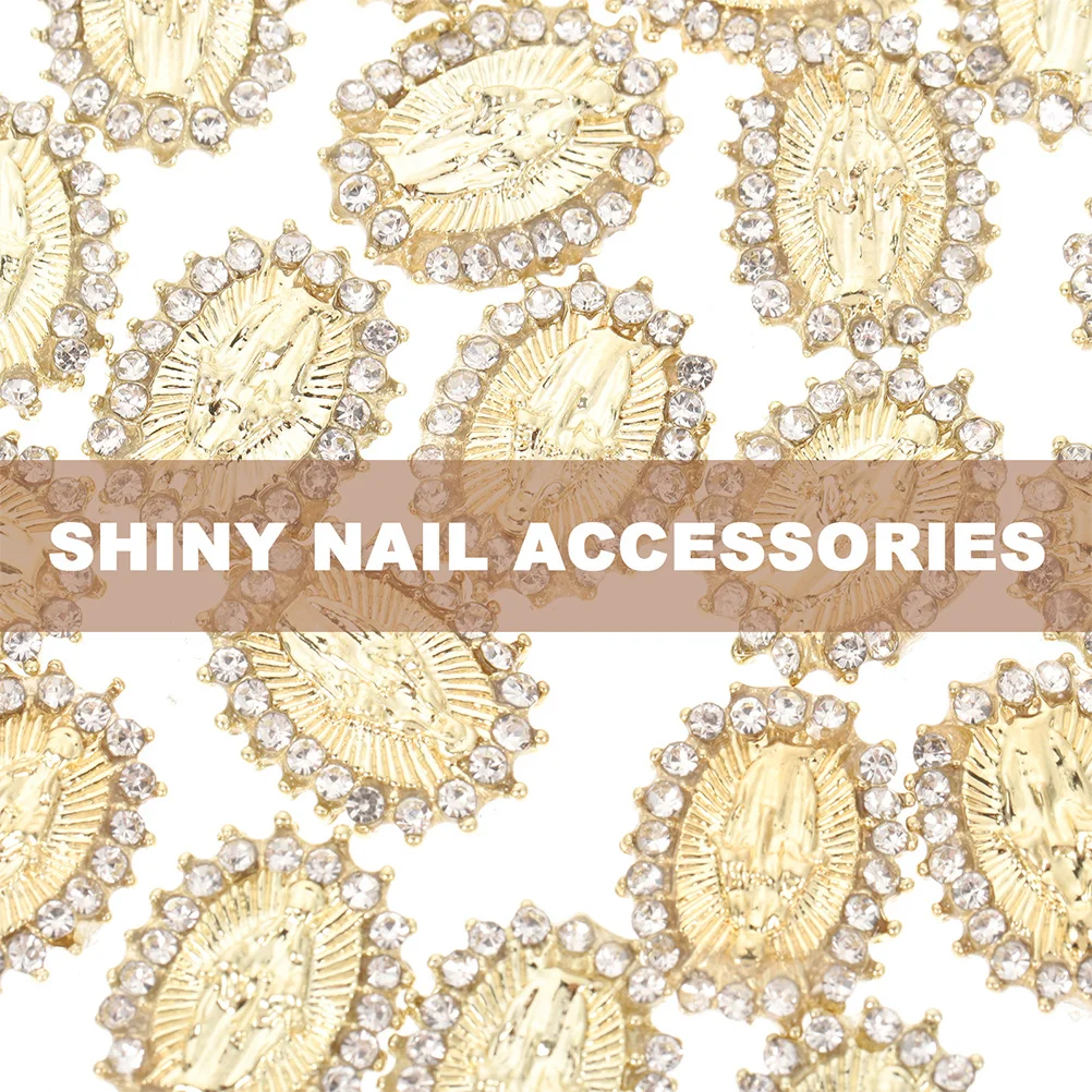 

30Pcs Nail Charms Mary 3D Nail Art Decorations for Acrylic Nails DIY Charm Set Party Holiday Halloween Decoration Supplies