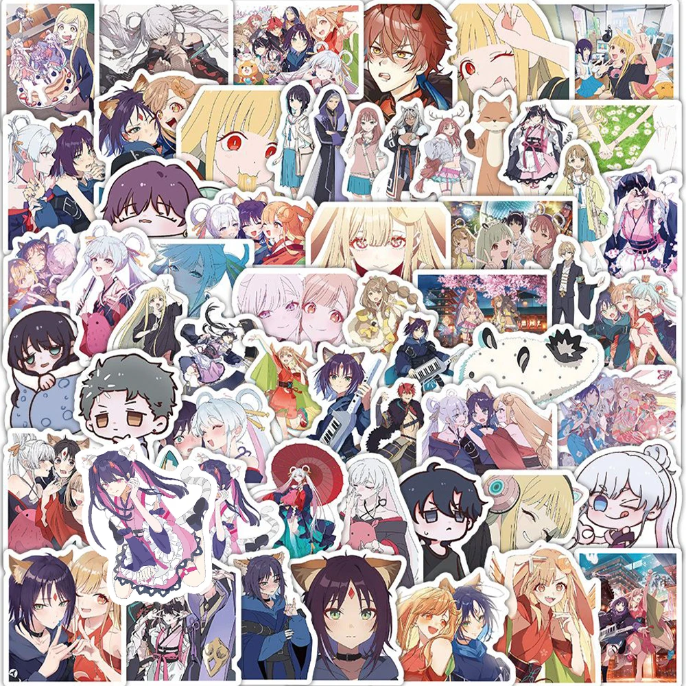 10/30/68pcs Girls Kaguya Noi Kanazawa Anime Stickers Cosmic Princess Kaguya Sticker Laptop Luggage Phone Iroha Sakayori Decals