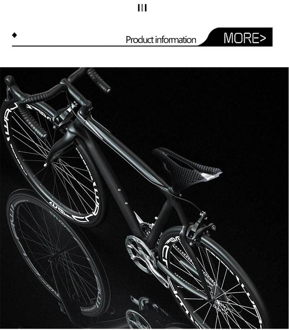 Carbon 3D Gedruckt Fahrrad Sattel Ultraleicht Mtb Road Racing 156G Ergonomische Stoßfest Radfahren Sitz Komfort Fahrrad Zubehör – Detail 4