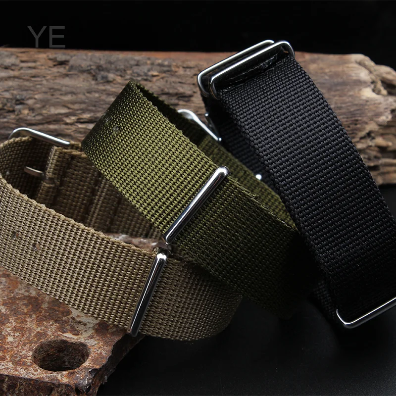 أحزمة ساعات نايلون مقاومة للماء للرجال والنساء ، ناعمة ، إكسسوارات للطلاب ، دانيل ، ولينغتون ، هوامي ، سايكو ، 18 ، 20 ناعمة ، 22