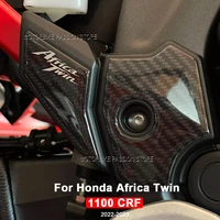 Para Honda Africa Twin 1100 CRF, accesorios, pegatina de protección para motocicleta, taburete lateral, pegatina de resina epoxi de gel 3D 2022-2023
