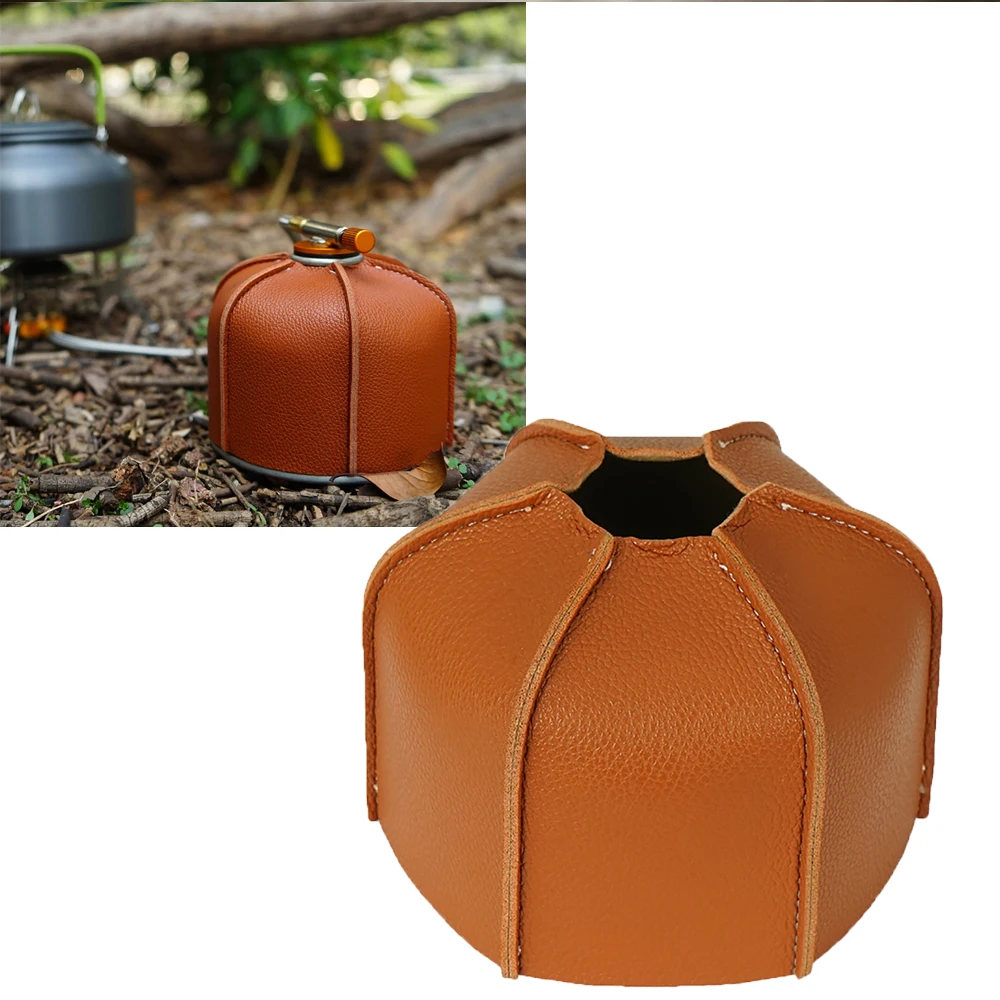 Funda para bote de gas para acampar, cubierta plana para botella de combustible, funda para estufa de camping, funda para tanque de gas para exteriores, para Coleman Primus