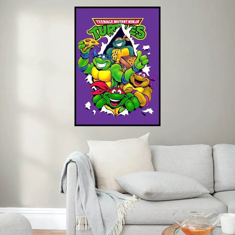 Film T-Teenage Mutant Cool N-Ninja Turtles Poster Prints Wall Painting Bedroom Living Room Decoration Office Small