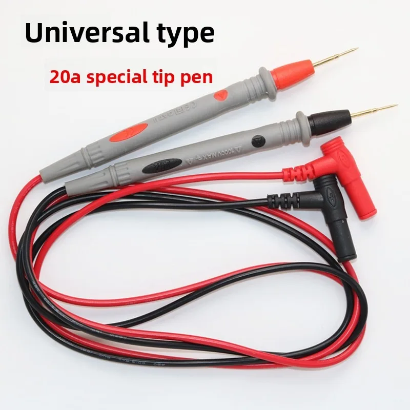 

Набор тестовых щупов для мультиметра 20А 1000В: игольчатые, проводные, кабельные, для цифровых мультиметров и вольтметров, тестер ПВХ-изоляции