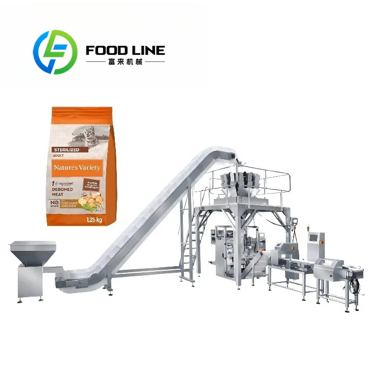 Mobile Granule Packing Line Equipped With Universal Wheels Convenient Relocation Between Different Production Zone And Temporary