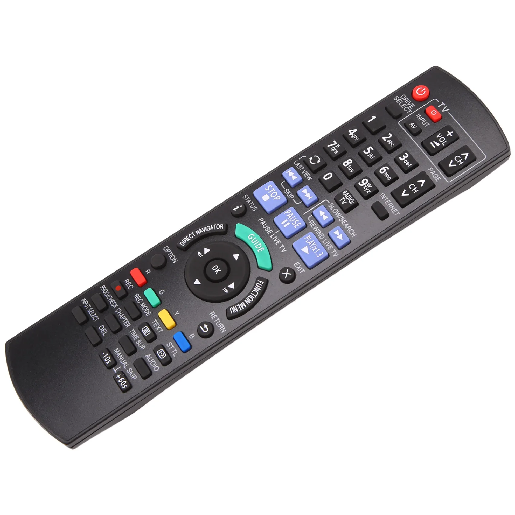 

Пульт дистанционного управления Smart Remote N2QAYB000980 для Panasonic Blu-Ray DVD-плеера дистанционное управление