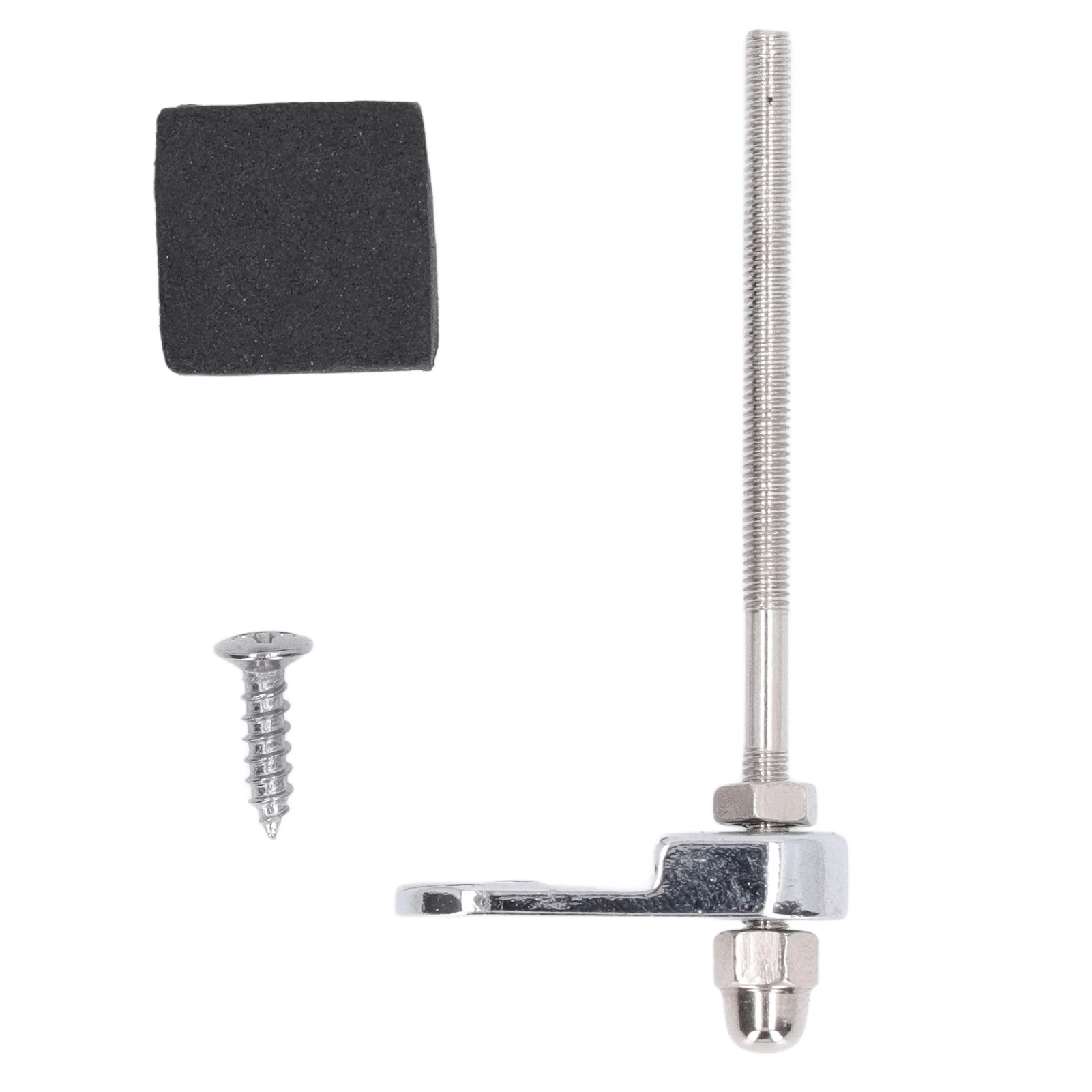 Mandolin Pickguard Mounting Bracket High Strength Metal Silver Mandolin Pickguard Support with Screw