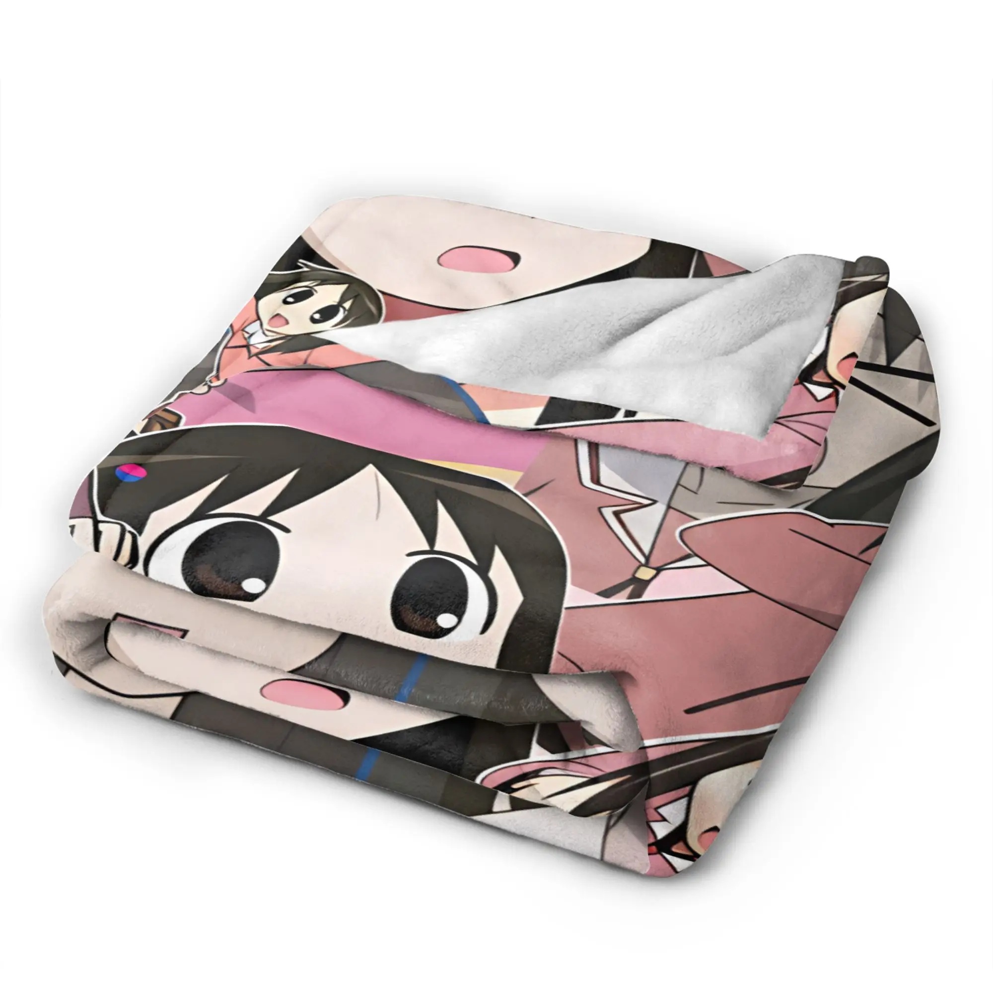 Azumanga Daioh Anime Comfortable Blanket  Novelty Plane Travel Throw Blanket Living Room Flannel Bedspread Sofa Bed Cover