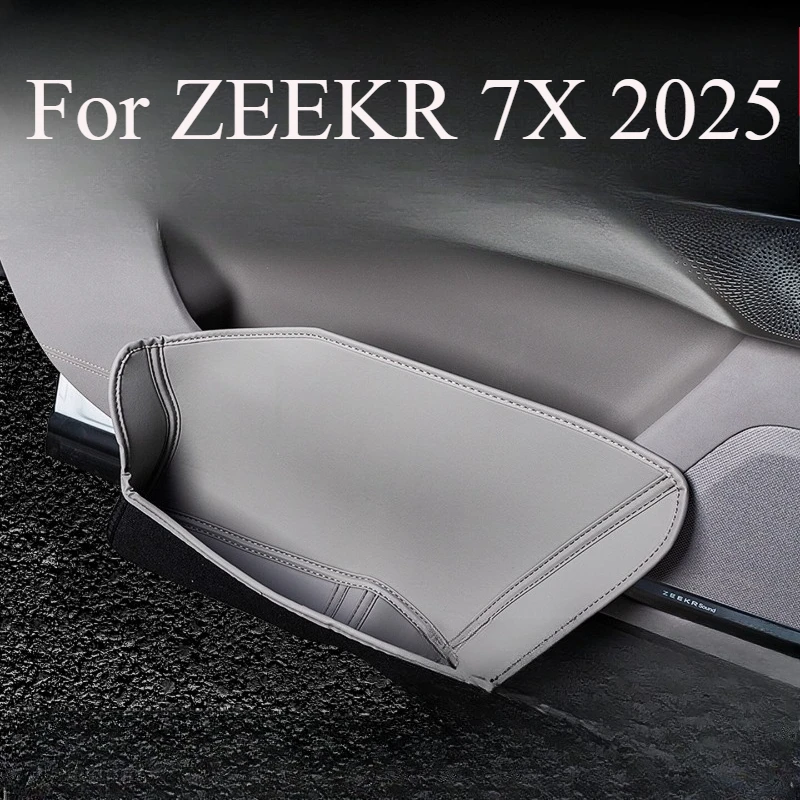 

For ZEEKR 7X 2025 Door Storage Leather Organizer – Premium Door Tray Liner, Anti-Slip Interior Car Accessory
