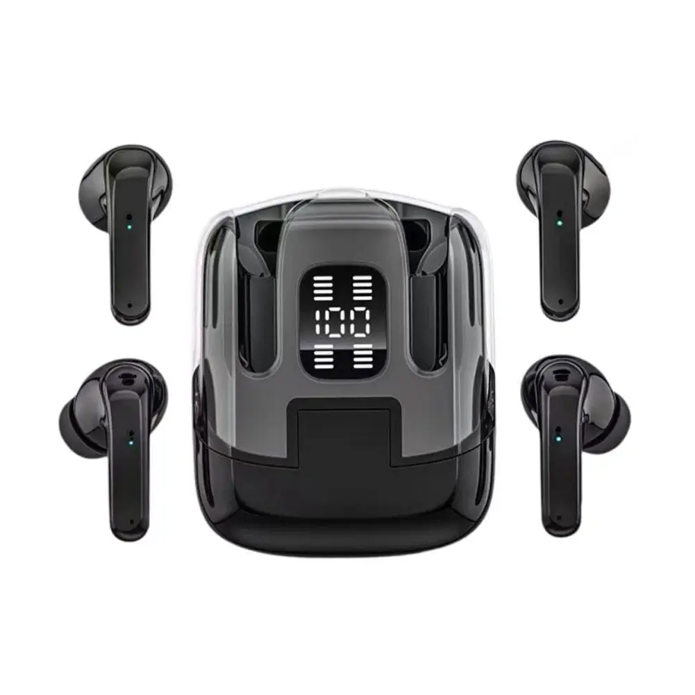 

2 Pairs Wireless Earbuds Bluetooth 5.5 Wireless Ear Buds HIFI Bass Stereo Headphones With Noise Cancelling For Laptop Pad Phones