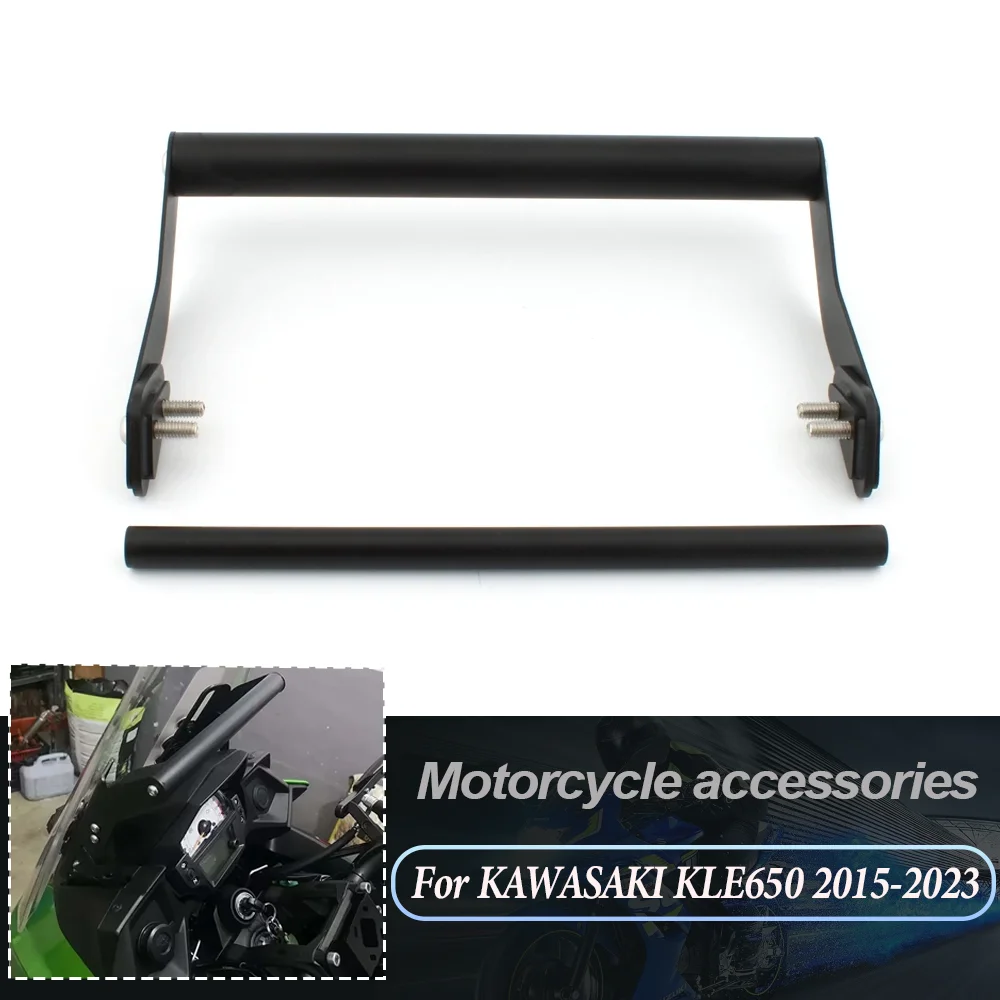 

Motorcycle Accessories Phone Holder Stand GPS Navigation Plate Bracket For KAWASAKI VERSYS 650 KLE650 VERSYS650 2015-2022 2023