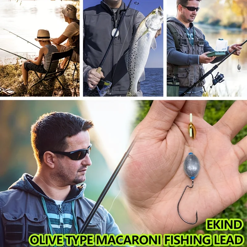 Plomos tipo huevo premium para pesca agua salada y dulce - imagen 5