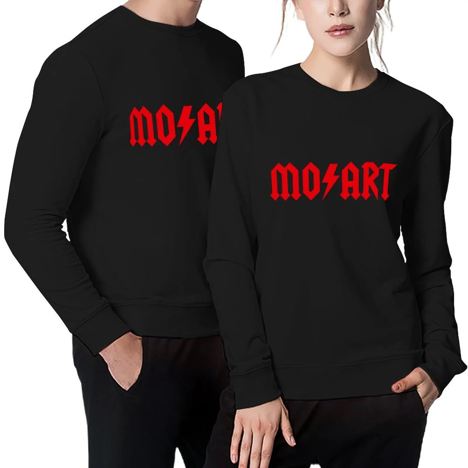 

Wolfgang Amadeus Mozart - HARD ROCK music Pullover korean autumn clothes men's clothes men clothes graphic sweatshirts