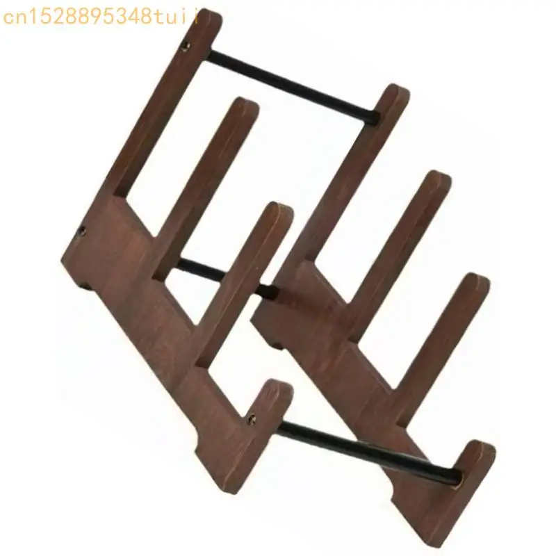 

Y4QF Elegant Vinyls Album Shelf Storage Stand for Music Lovers Easy Assembly