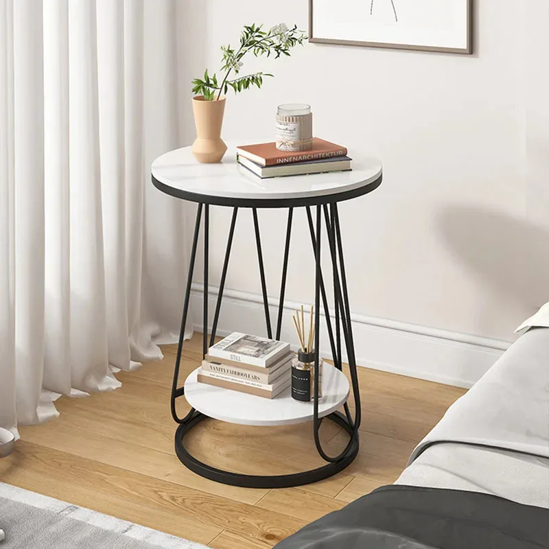 

Round Small Coffee Table Salon Lounge Nordic Modern Metal Minimalist Style Coffee Table Living Room Mesa Salon Home Furniture