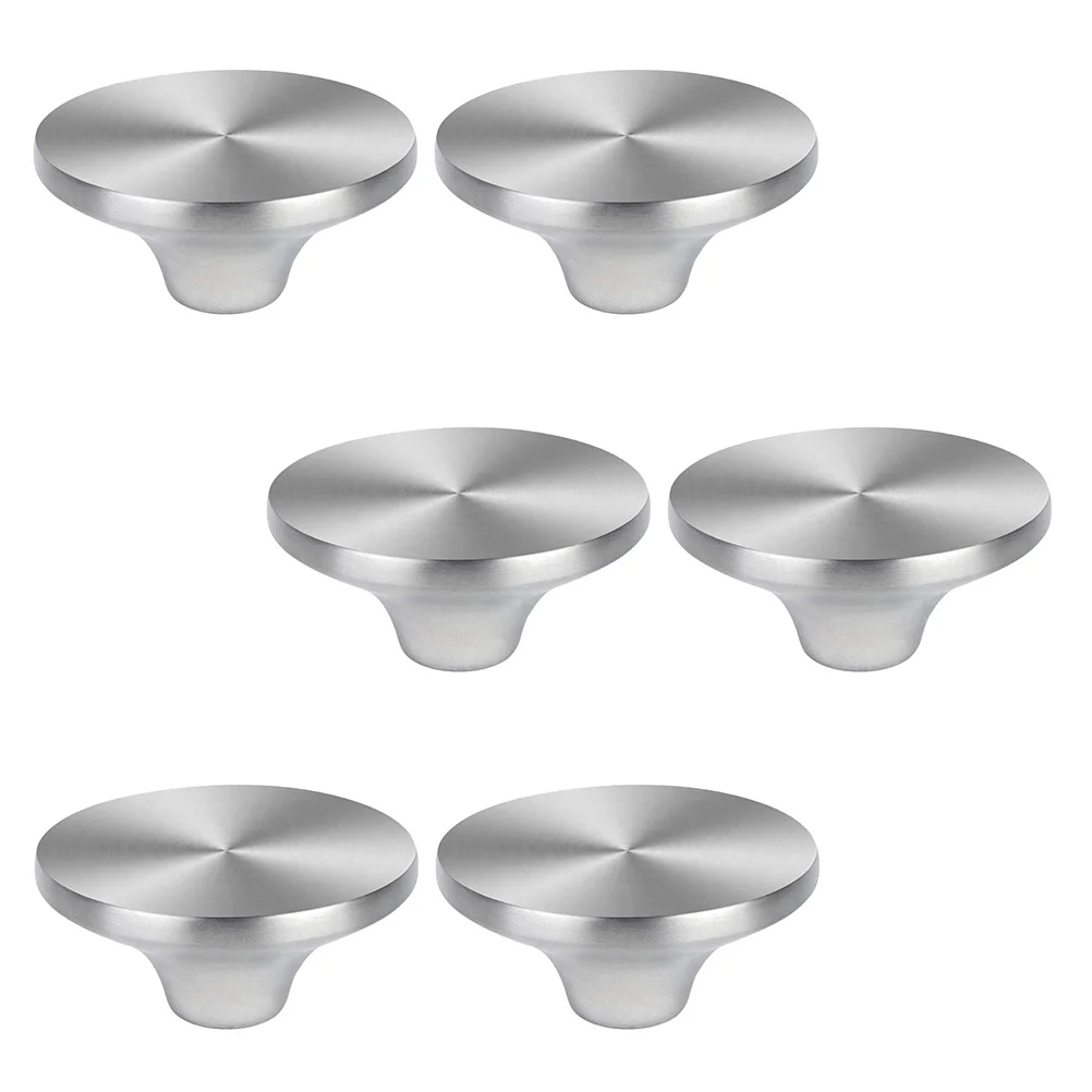 

6Pcs Universal Pot Lid Knob Stainless Steel Heat Resistant Cover Handle for Frying Pan Cookware Replacement Kitchen Grip