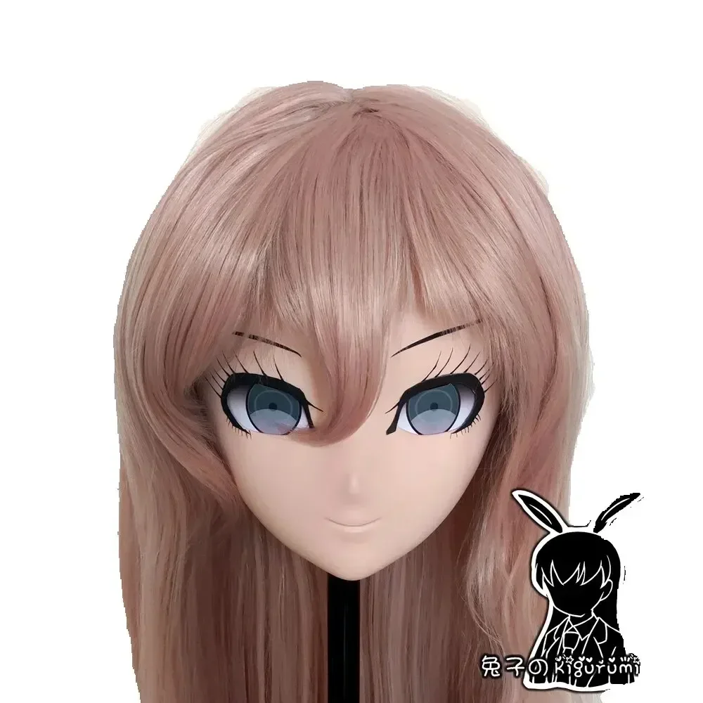 

(R-Mask 04) Женская смола на всю голову Косплей Аниме Danganronpa V3: Miu Iruma Маска кигуруми BJD Cross Dressing Transgender Mask