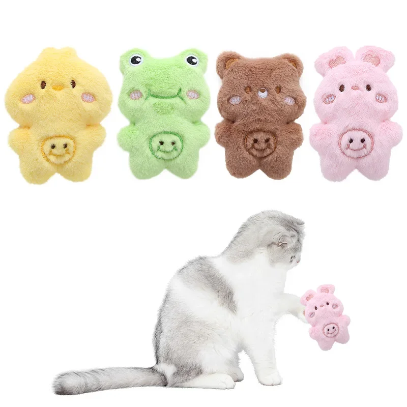 

Cat Toy Plush Cartoon Self Hi Biting Animal Shape Includes Mint Pet Supplies Cat Toys Interactive Pet Products