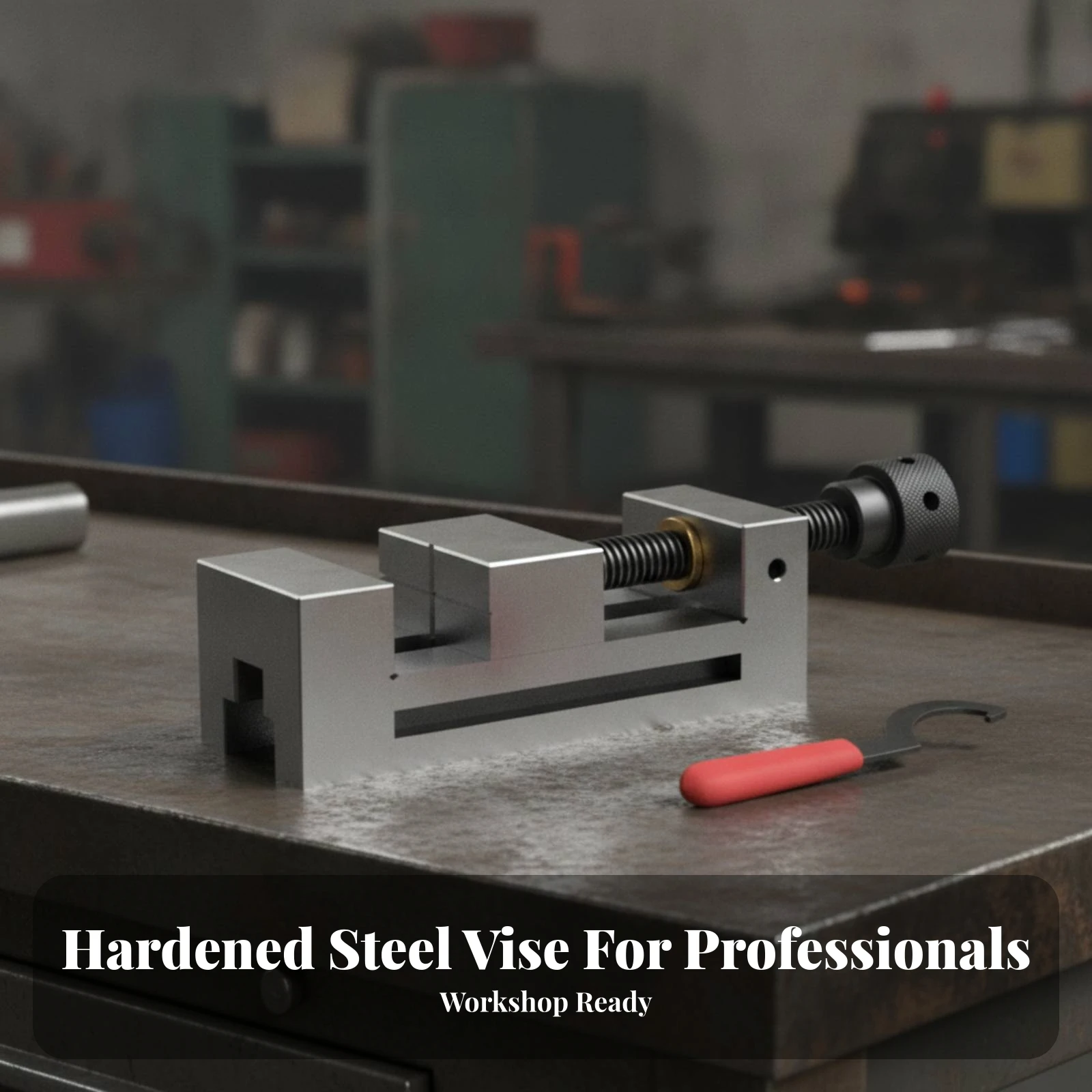 Precision Machine Vise Rigid Manual Precision Vise Clamping Vice Accurate Low-Flex for Machinists, Metalworking, Milling