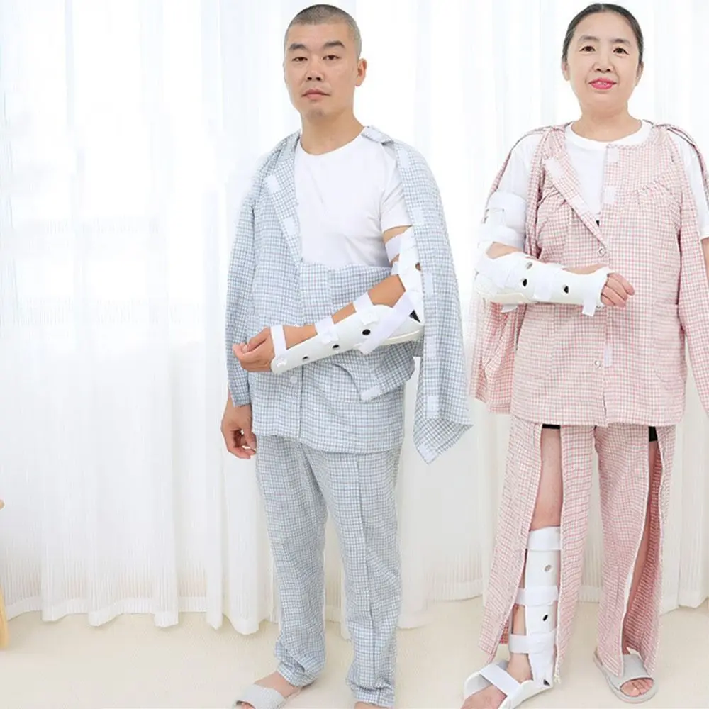 Convenient Bedridden Elderly Care Clothing Washable Skin-Friendly Patient Gown Soft Easy To Wear Tear Away Recovery T-Shirt