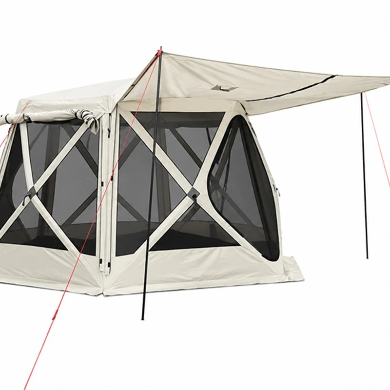 Big hexagonal four seasons, all-round viewing, fully automatic, quick to open, mosquito-proof and portable