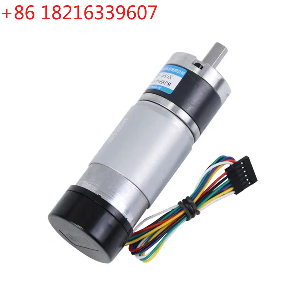 YAO 36mm DC Gear Motor Planetary Gear 12V 24V With Encoder 36GP-555 S High Torque Speed Adjustable CW CCW Electric Motor