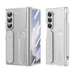 Casing Dudukan Gelang Engsel untuk Samsung Galaxy Z Fold 7 6 5 4 3 5G dengan Penutup Pelindung Kaca Layar Slot Pena S untuk Z Fold 6 6 casing samsung z fold 3 dengan penjualan terbaik dengan s pen - №