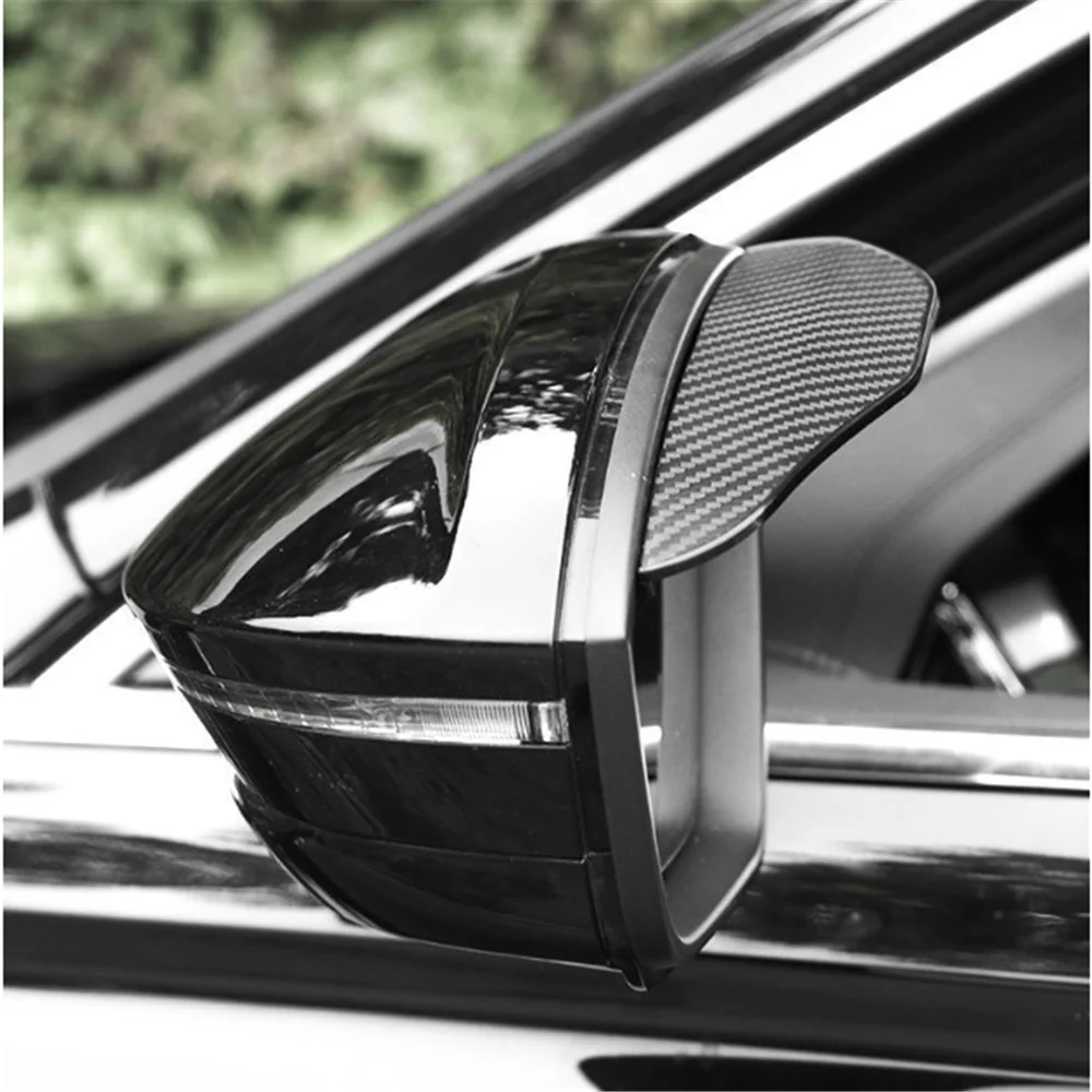 車のサイドリアビューミラー雨眉毛バイザープジョーrcz 206 207 208 301 307 308 406 407 408 508 2008-6008