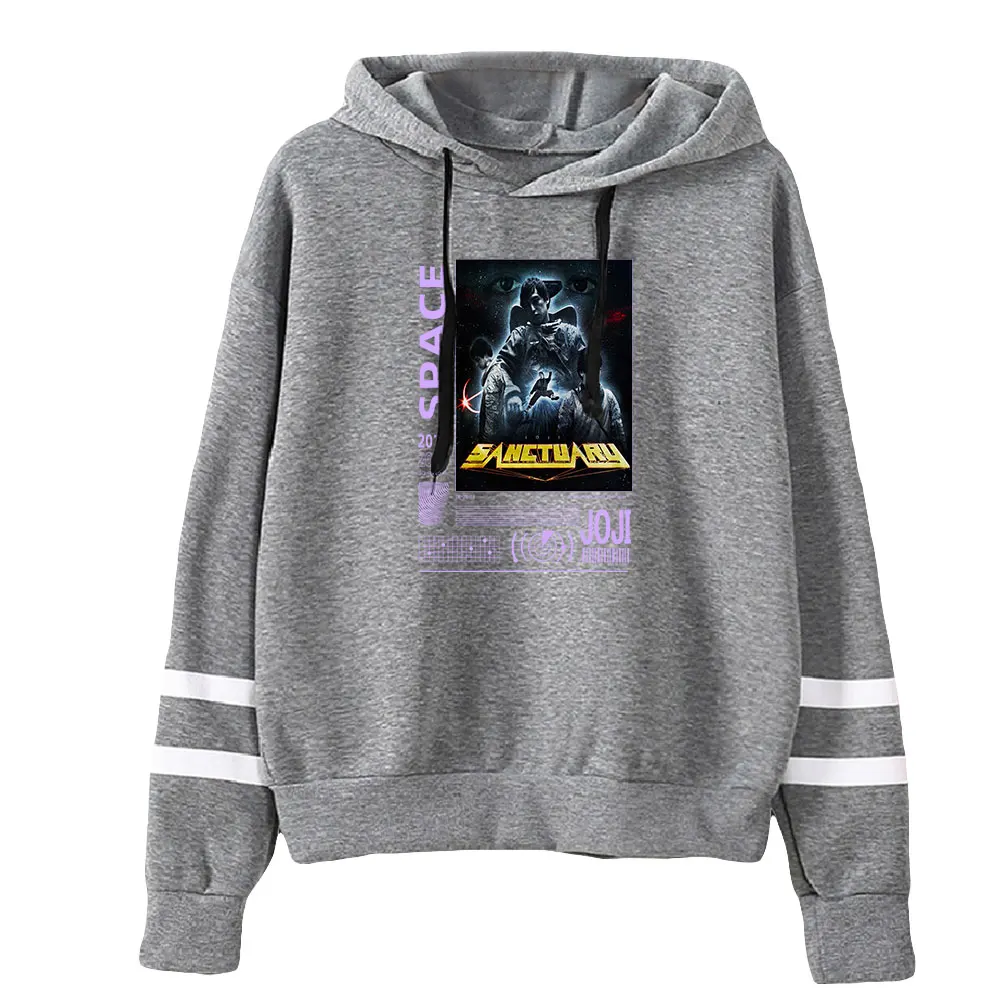 Joji Hoodie Unisex Pocketless Parallelle Tralies Sweatshirt Mannen Vrouwen Capuchon Harajuku Streetwear Hiphop Kleding