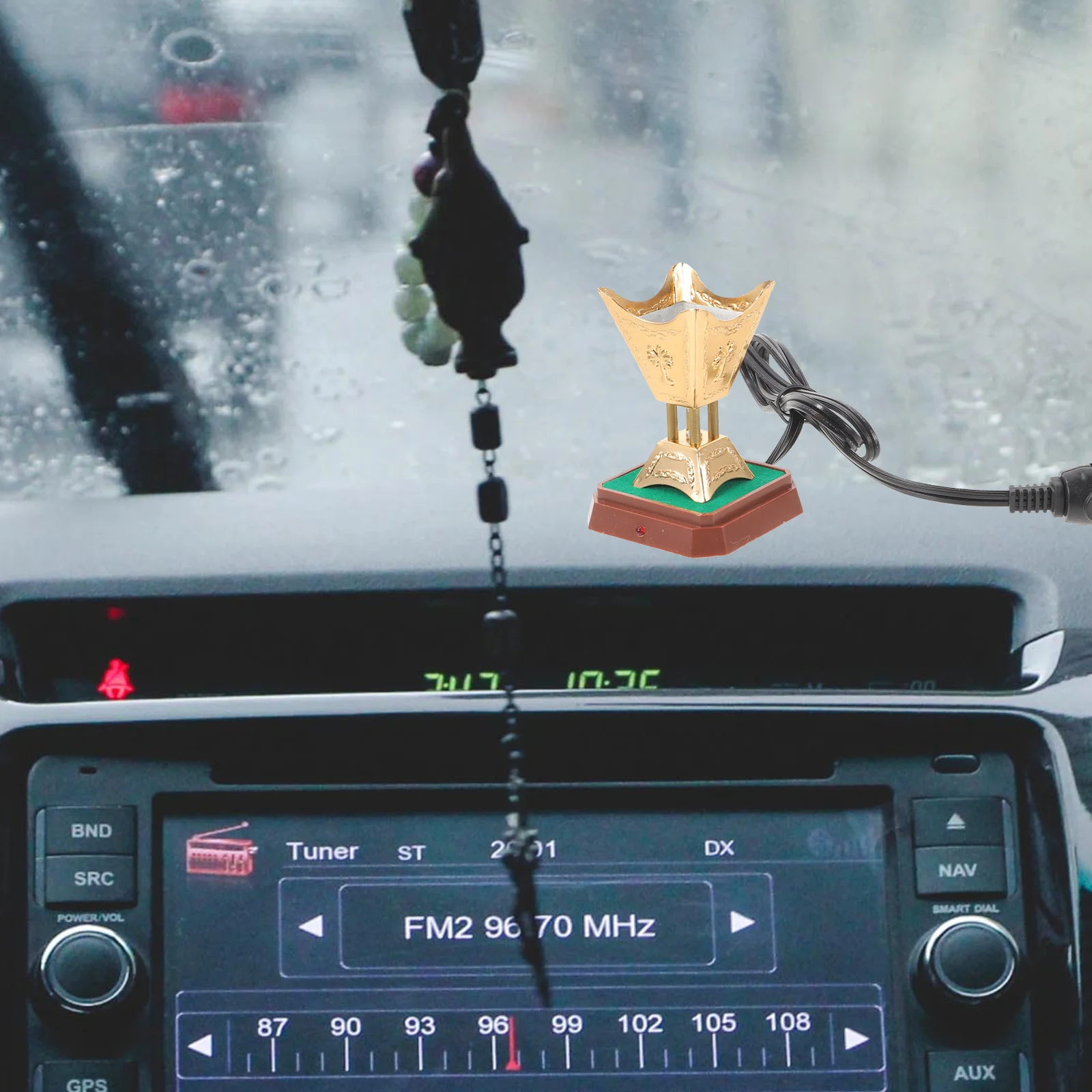 

Desktop Incense Burner Electric Censer for Living Room Bedroom Yoga Space Aroma Therapy Ornament Household Decorative Burner