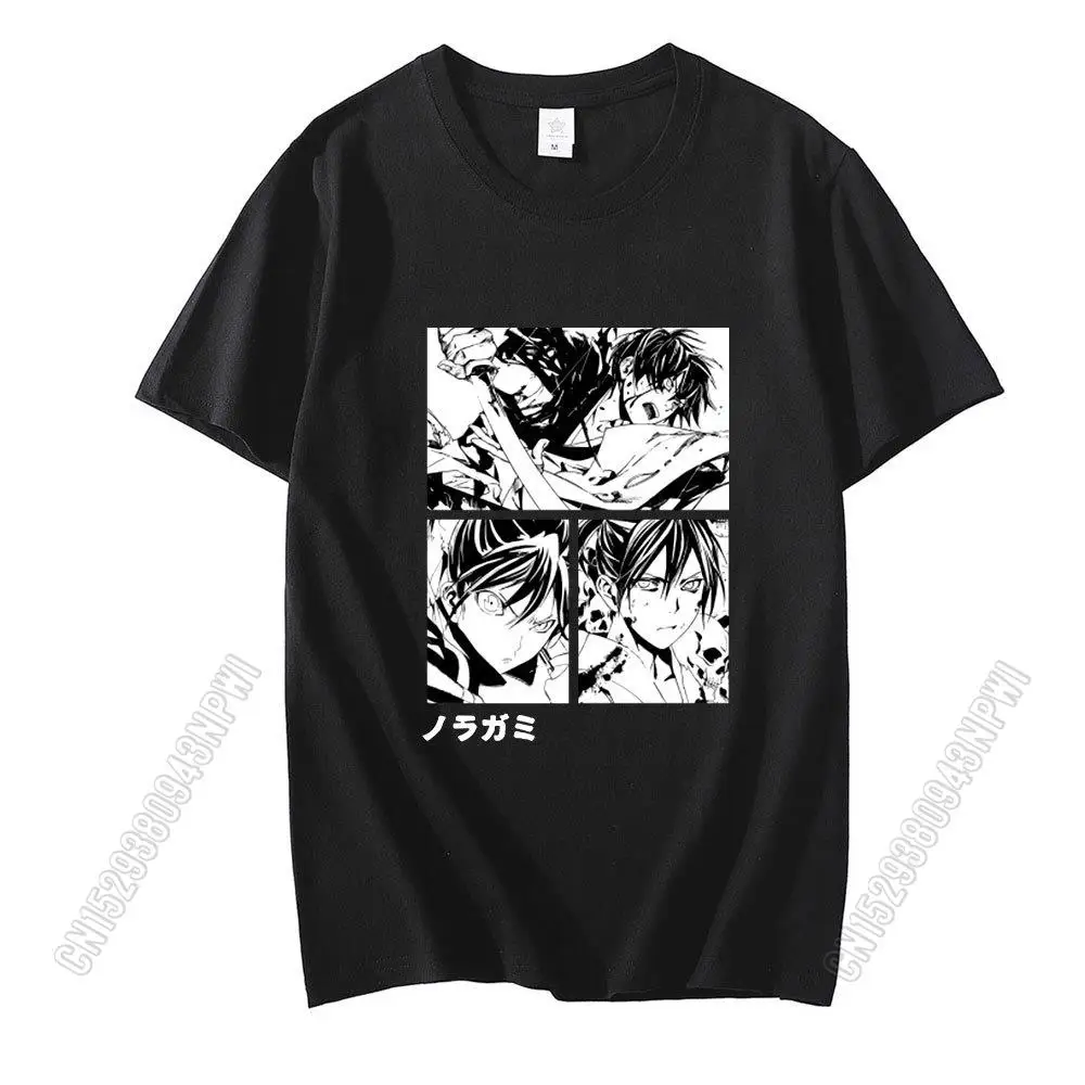 Camiseta fresca de Noragami Yato Eye para hombres y mujeres, camisetas de Manga de Anime japonés, camiseta gráfica, Camiseta de algodón de gran tamaño