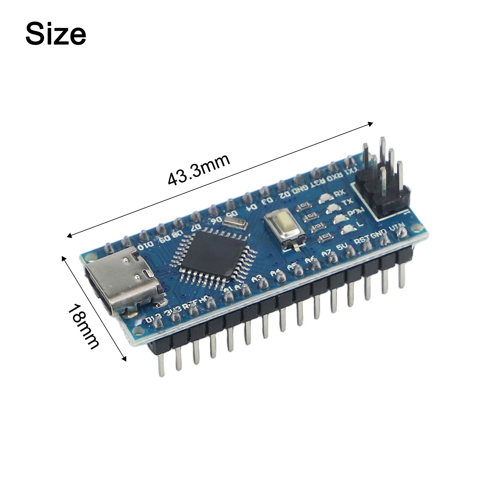 3pcs Type C Board 5V 16MHz Module Compatible With IDE For DIY Electronics Projects Development Tools