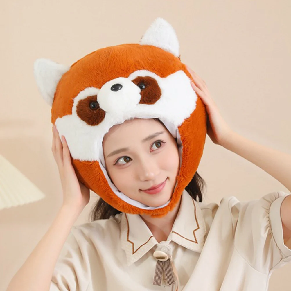 

1pc Cartoon Headgear Hat Raccoon Animal Costume Party Favor Funny Photo Prop For Carnival Cosplay Festival Performance Selfie