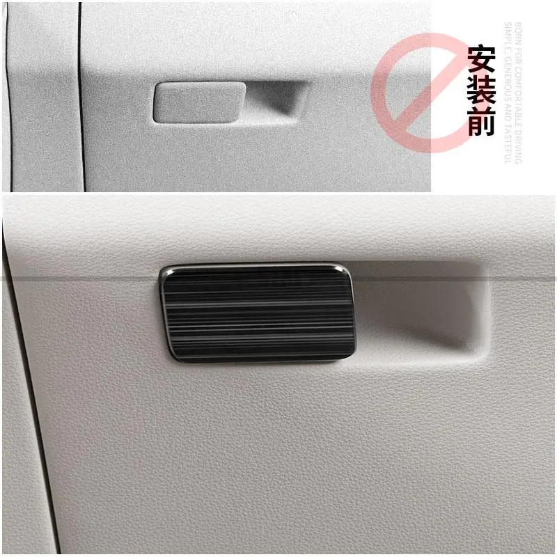 for Kia Carnival Sedona KA4 2021 2022 Car Co-driver Armrest Box Handle Cover Patch Decorative Car Interior Strip Car Accessories