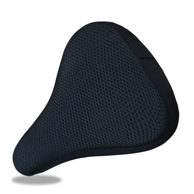 1Pc Breathable 3D Bike Seat Cushion Soft Silicone Saddle Cover Comfortable Cycling Pad Unisex