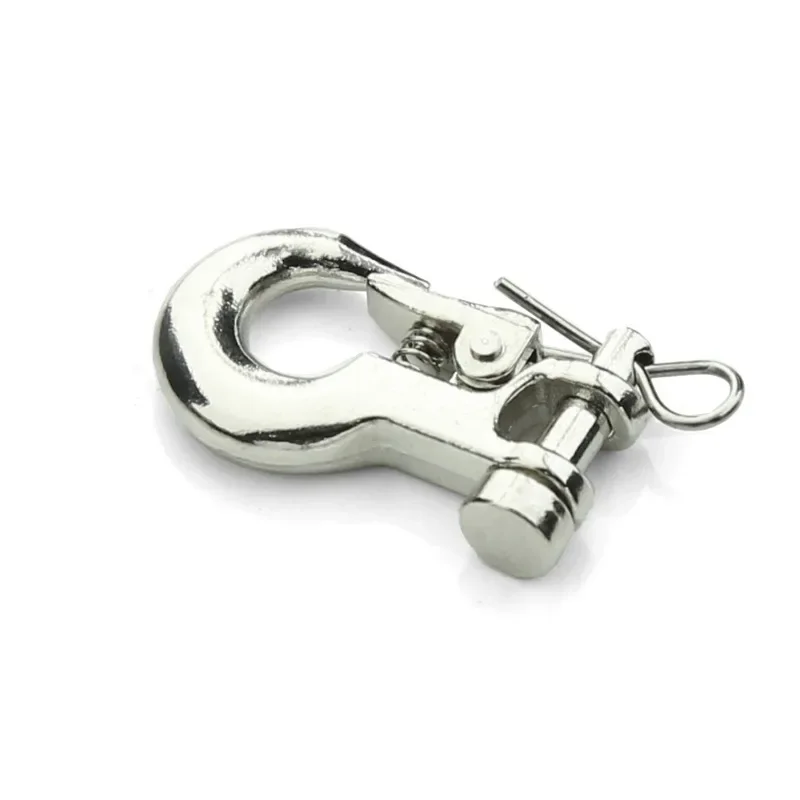 For 1/10 simulation climbing vehicle Axials SCX10 RC4WD TRX4D90 metal trailer hook winch hook accessories