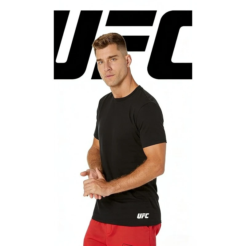 

2025 Men's Fashion Bestseller UFC Boxing Match Extreme Sports Enthusiasts 100% Pure Cotton Printed T-shirt