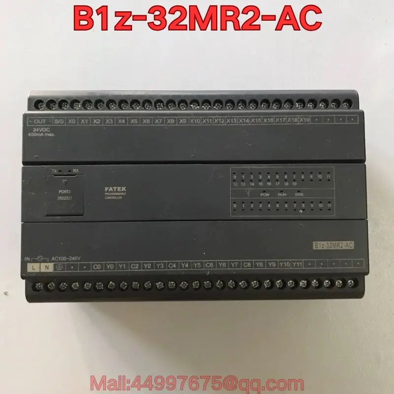 

Подержанный функциональный тест контроллера ПЛК B1z-32MR2-AC обычно Последняя цена в октябре 2025 года.