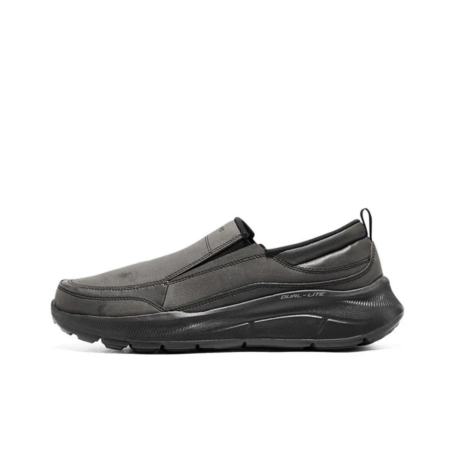 Skechers Equalizer 5.0, Zapatos Casuales de Piel Sintética, Sin Cordones, de Caña Baja, para Hombre, Color Negro, 232517-BBK