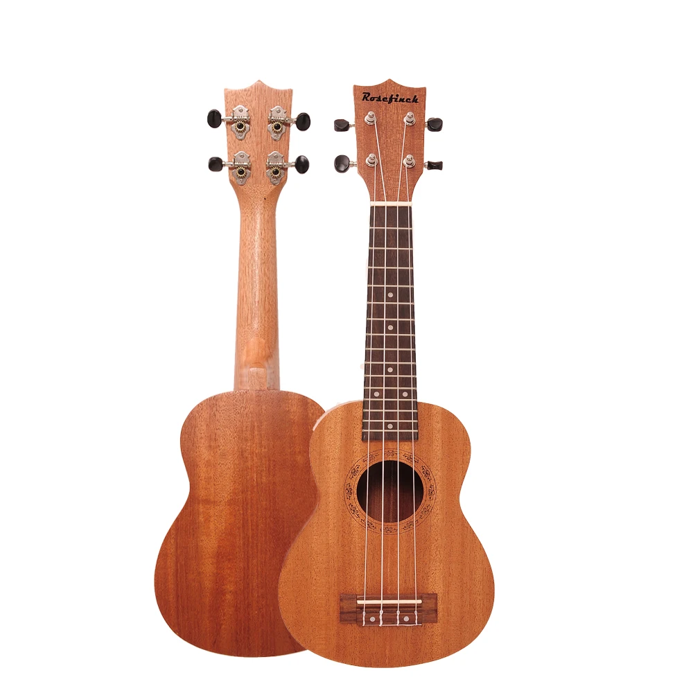 Rosefinch 23 Inch Ukulele for Beginners Mahogany Wooden Ukulele Guitar Musical Instrument 4 String Mini Guitarra RU Shipping