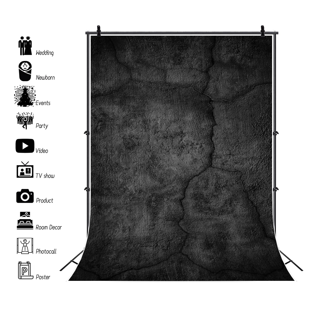 

Abstract Vintage Grunge Concrete Stone Gradient Wall Backdrop Kids Adult Maternity Art Portrait Background Studio Photography Pr