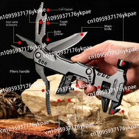 16 in 1 Universal Folding Pliers Multi-function Wrench Hammer Combination Adjustable Hand Tools for Outdoor Survival Camping