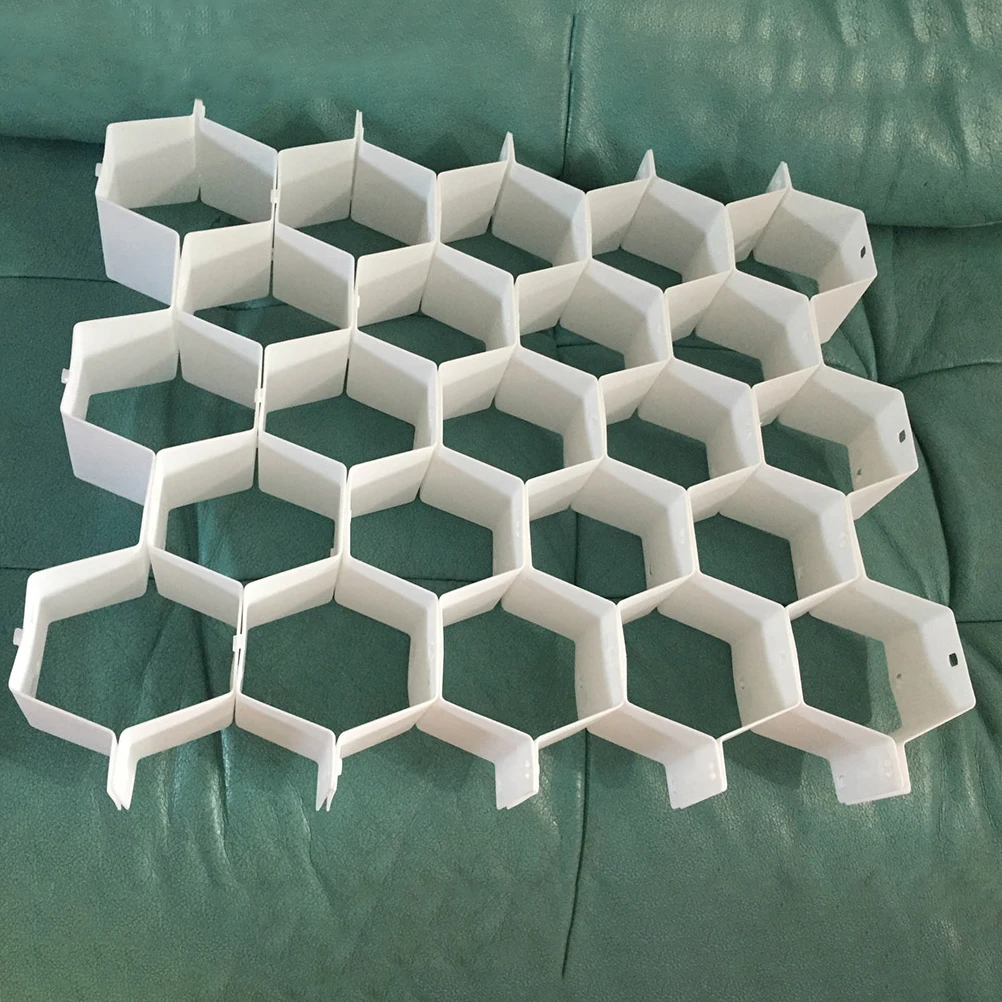 

4Pcs MultiFunctional Drawer Dividers Honeycomb Design Plastic Storage Organizers For Underwear Socks Ties Accessories Closet