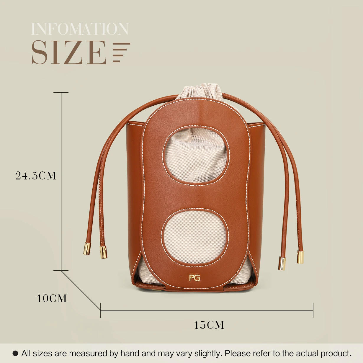 PATSY PG GARIS Damen-Umhängetasche Neue Luxusmarke Designer Hohldesign Klassische Modische Damen-Schultertasche – Detail 10