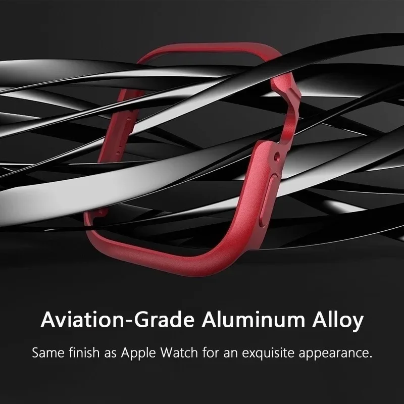 SwitchEasy Modern Odyssey Aluminum Alloy Case Metal + TPUCase Apple Watch Case Series 7 / SE / 6 / 5 / 4 40/41mm 44mm/45mm