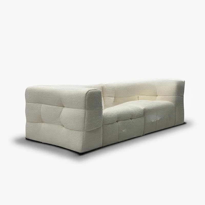 

Marshmallow Sofa Cream Style Designer Home Silent Wind Lamb Fleece