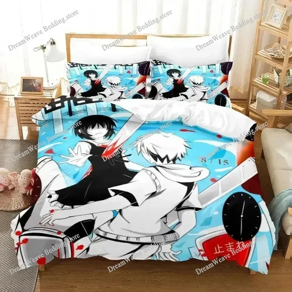 Bedding Decor Kagerou Project Bedding Set Single Twin Full Queen King Size Bed Set Adult Kid Bedroom Duvet Cover Sets 3D Anime B